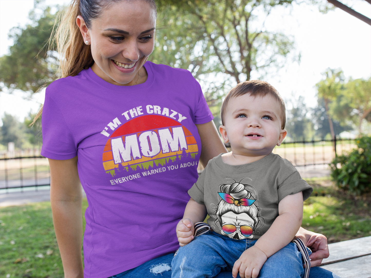 I'm the Crazy Mom everyone warned you about 15oz. mugs and shirts available