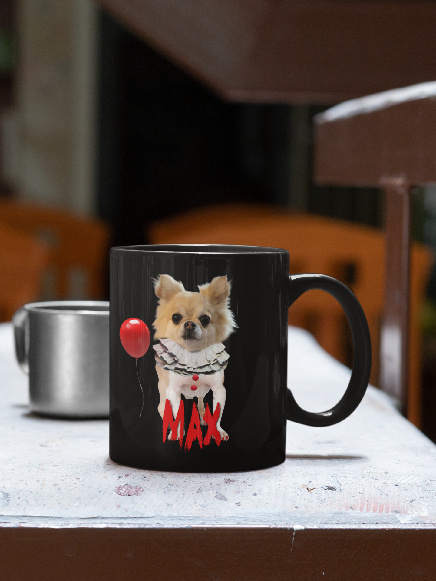 Stephen King and Max mug awesome dog also on mug coffee mug 15 oz.
