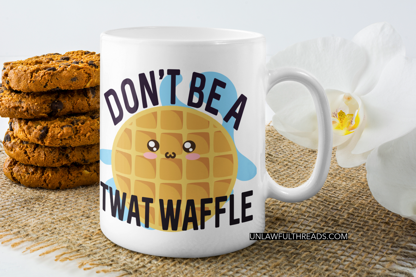 Don't Be A Tw*t Waffle coffee mug 15oz Ceramic Mug