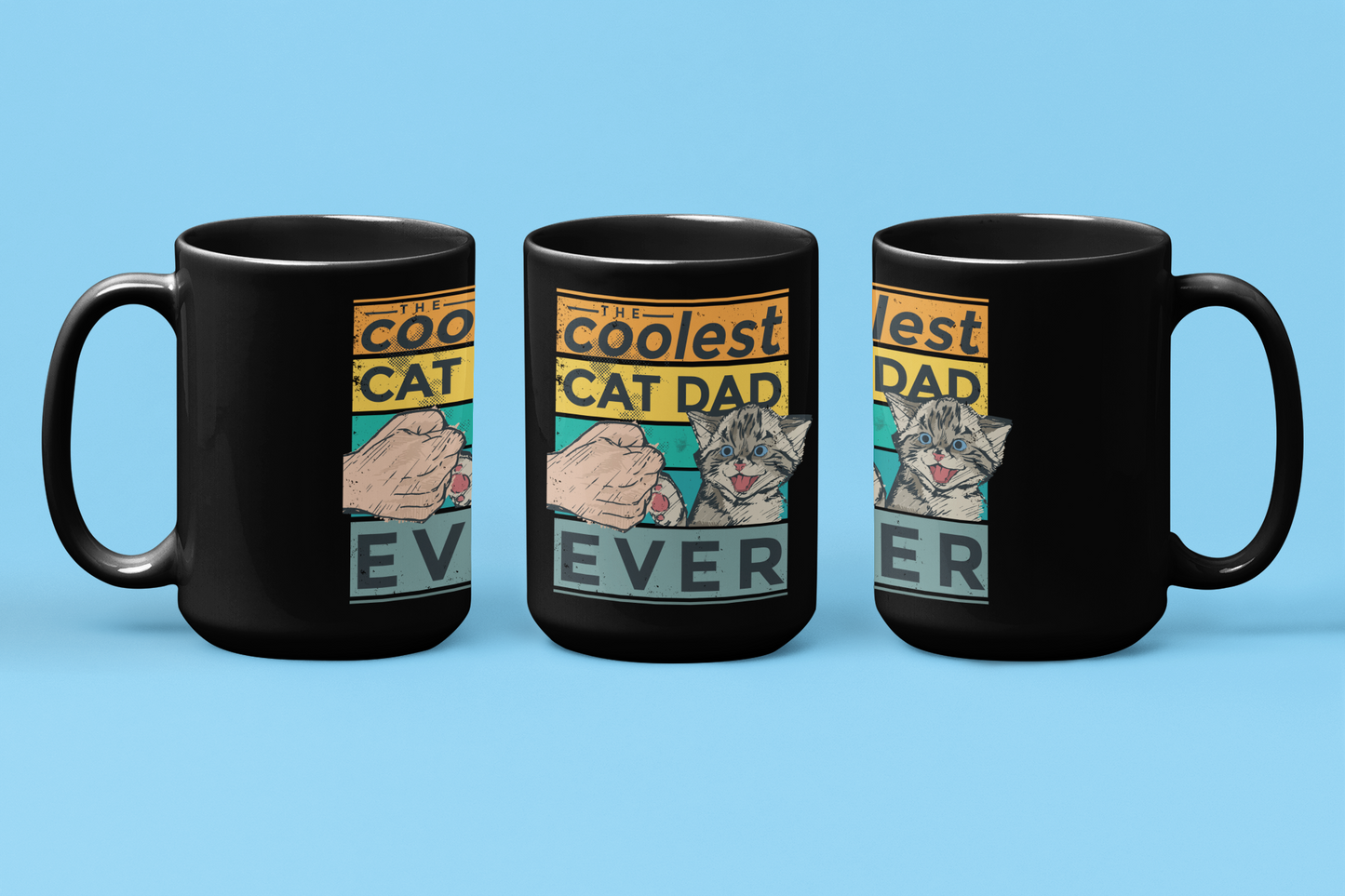 Coolest Cat Dad Ever! coffee mug 15 ounces