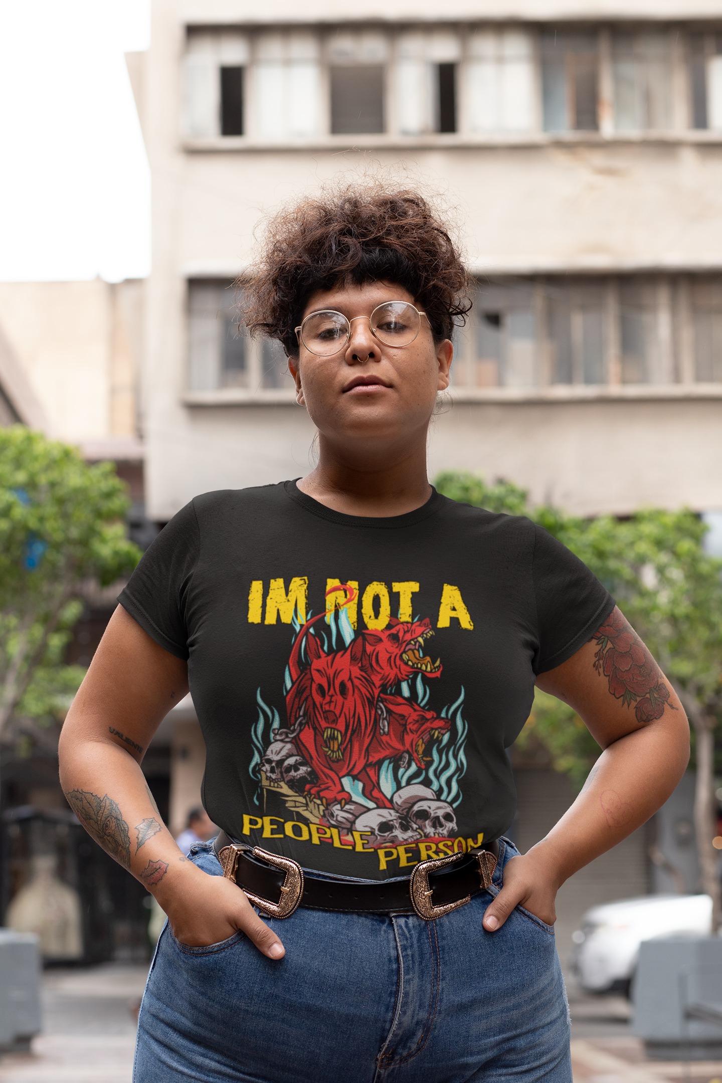 Cerebus I'm not a people person shirt mens/womens Gildan