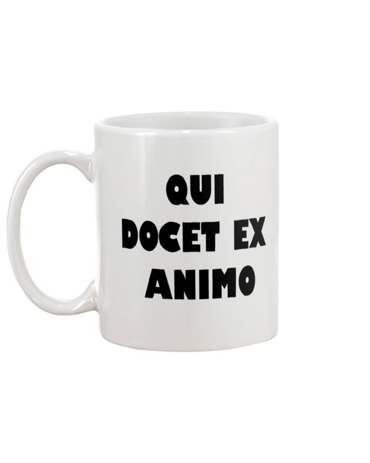 qui docet ex animo Colby Custome 15oz Mug