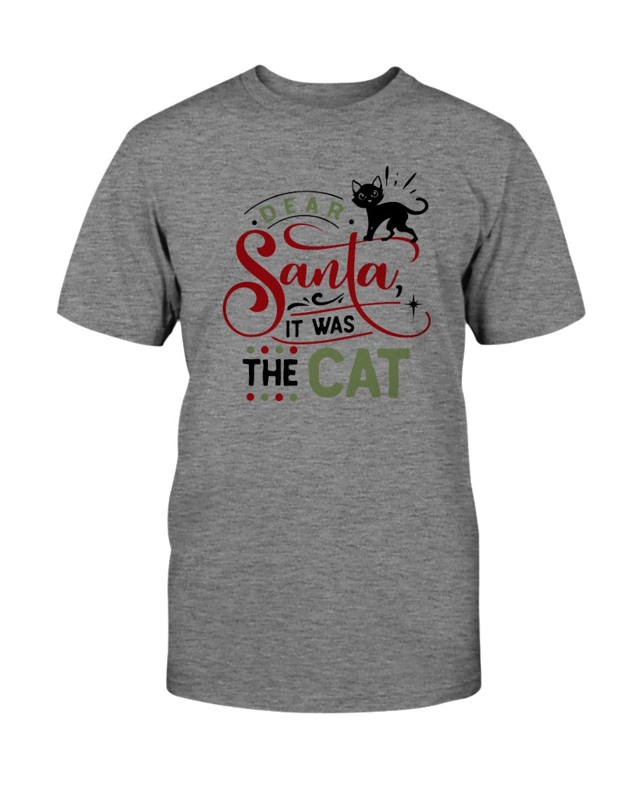 Dear Santa it was the Cat 15 oz mug and shirts