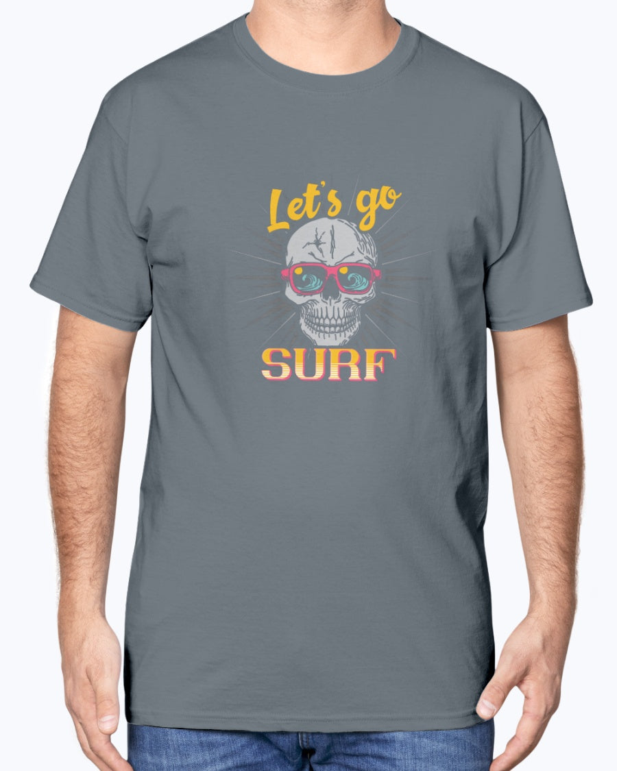 Lets' Go Surf Skull