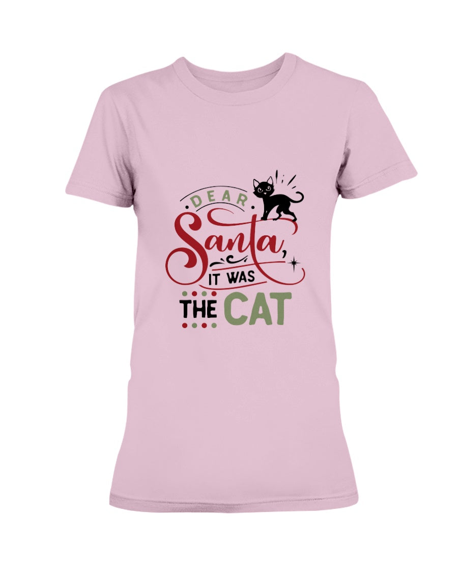 Dear Santa it was the Cat 15 oz mug and shirts