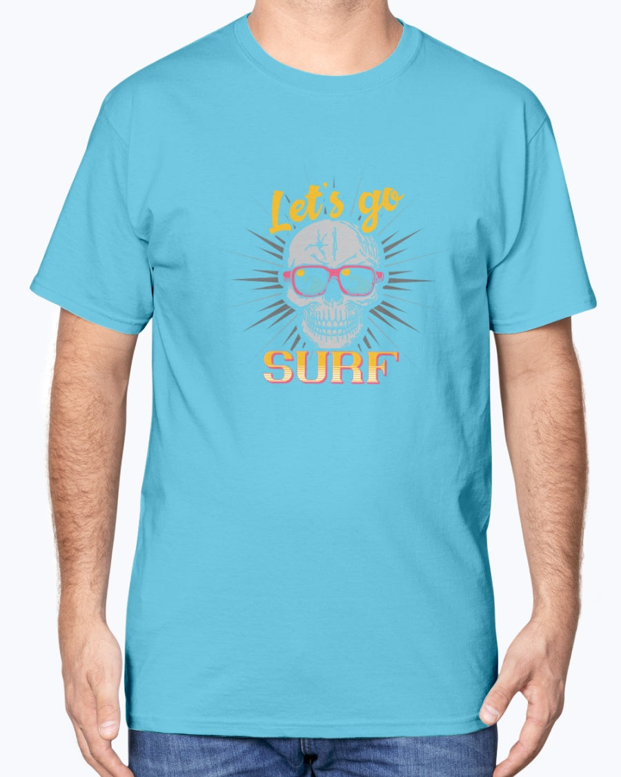 Lets' Go Surf Skull