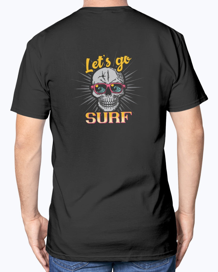 Lets' Go Surf Skull
