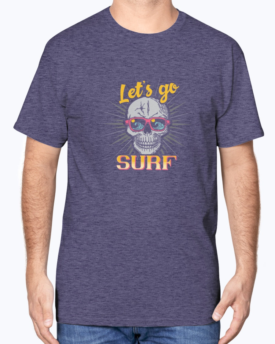 Lets' Go Surf Skull