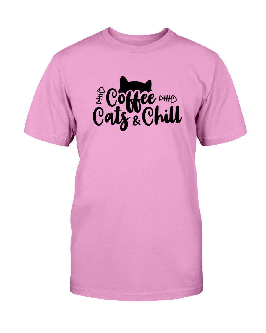 Cats Coffee and Chill 15 oz. Coffee mug or Shirts