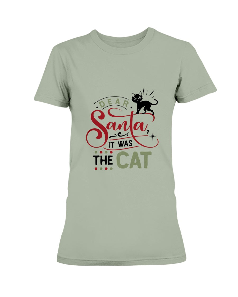 Dear Santa it was the Cat 15 oz mug and shirts