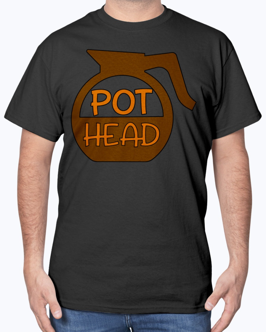 pothead style PotHead pot orange All cotton shirts men's and women's styles – Unlawful Threads