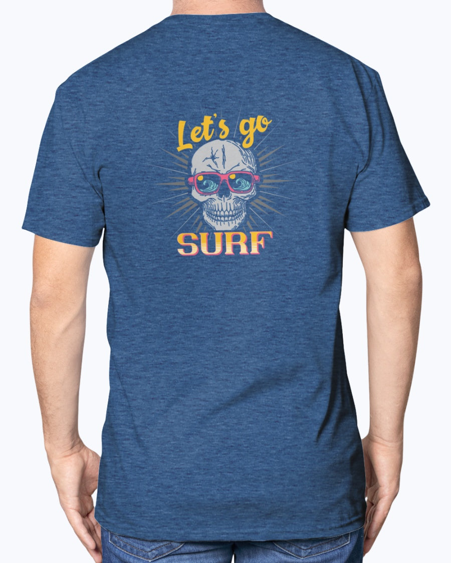 Lets' Go Surf Skull