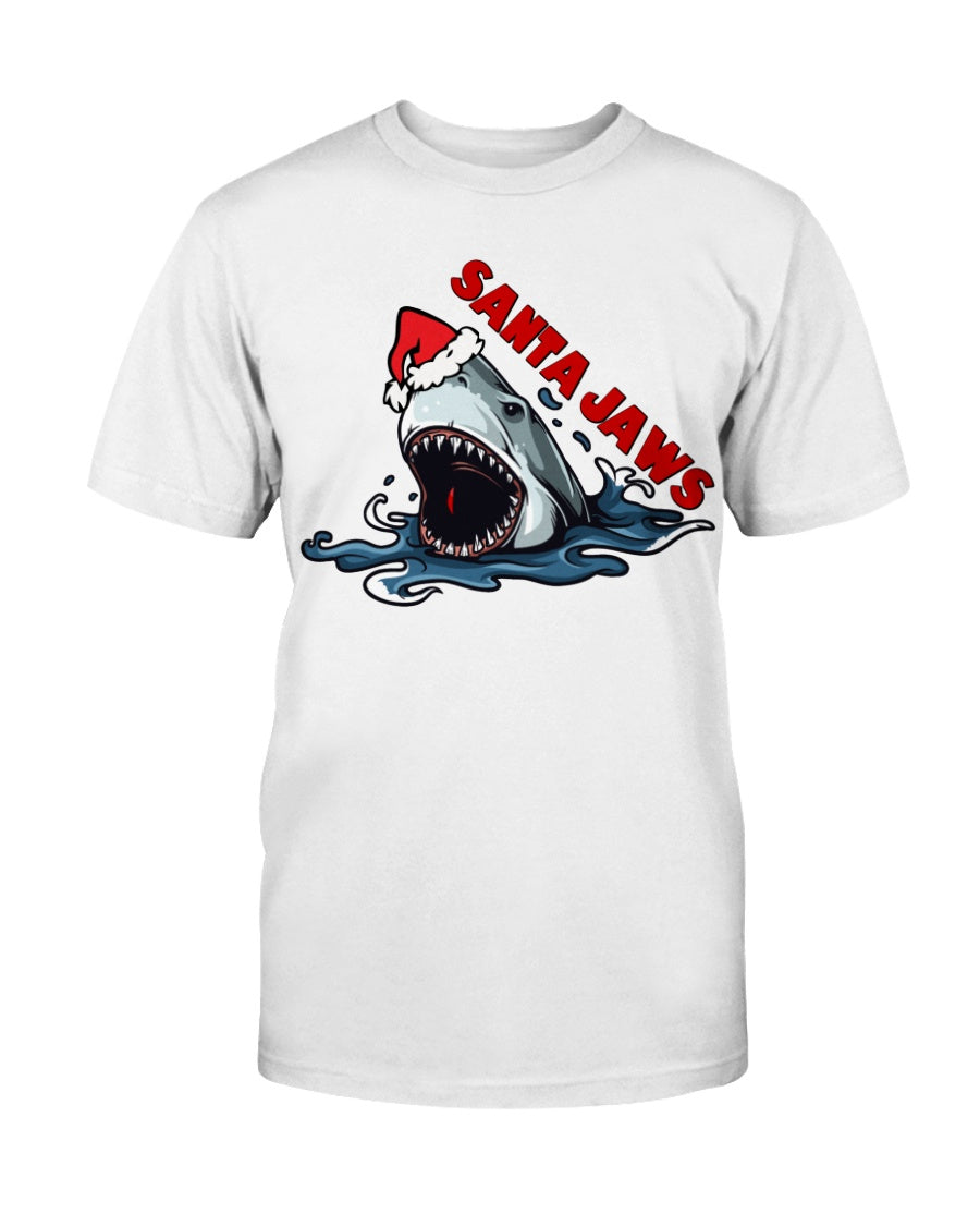 Santa Jaws mug, or shirt, or tote bag