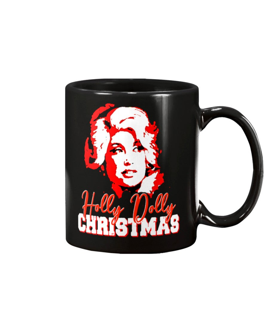Have a Holly Dolly Christmas mug
