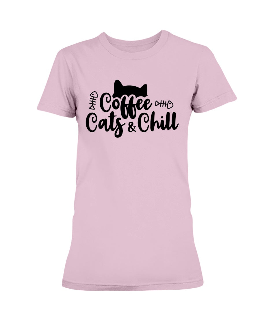 Cats Coffee and Chill 15 oz. Coffee mug or Shirts