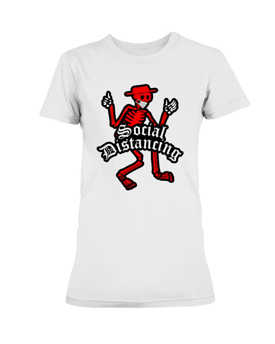 Social Distancing Gildan Ultra Ladies T-Shirt