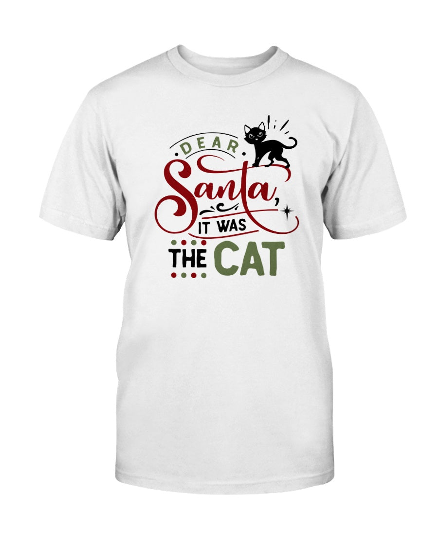 Dear Santa it was the Cat 15 oz mug and shirts