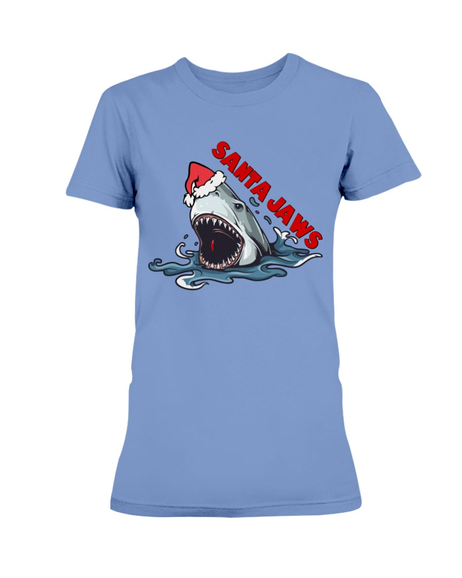Santa Jaws mug, or shirt, or tote bag