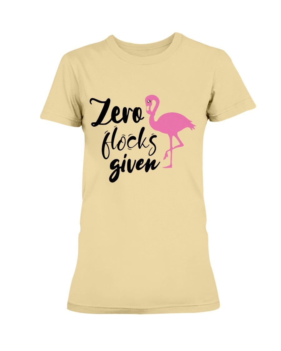 Zero Flocks Given totes, shirts and mugs