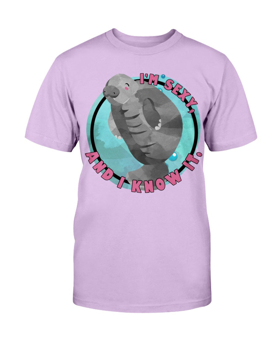 Funny Manatee I'm sexy and I know it novelty manatee shirt or mug 15 oz.