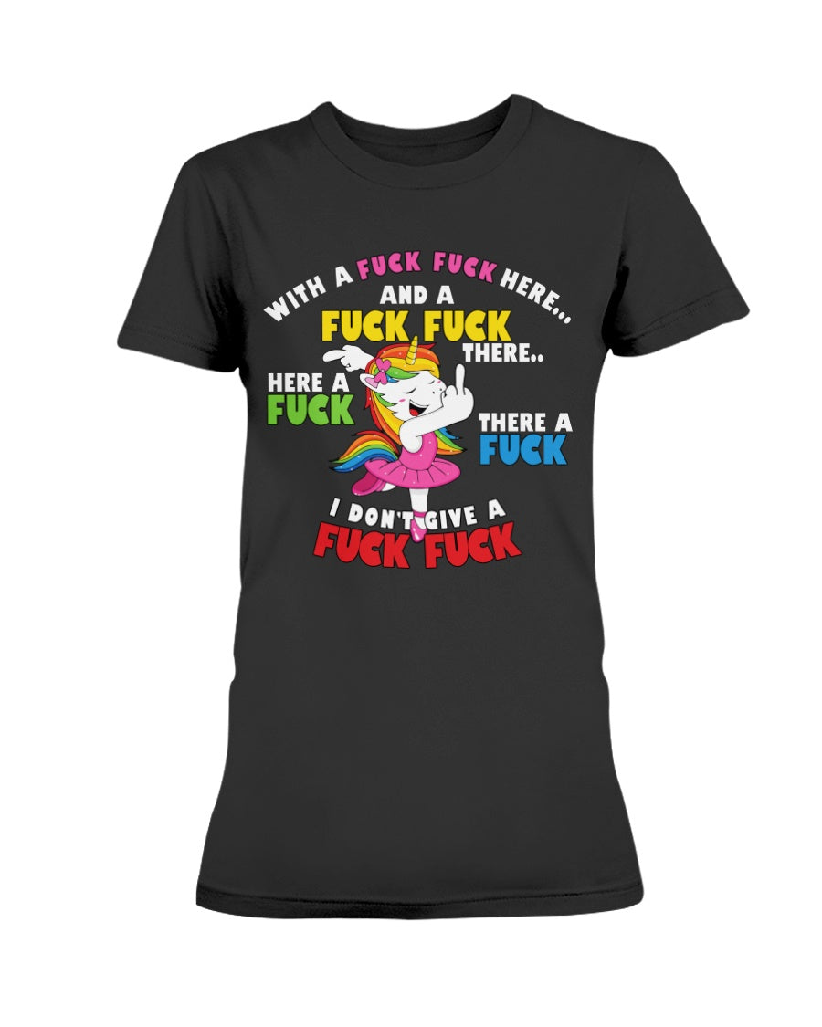Unicorn singing her own F*CK song coffee mug 15oz. also women's shirts available