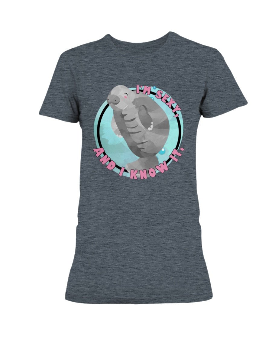 Funny Manatee I'm sexy and I know it novelty manatee shirt or mug 15 oz.