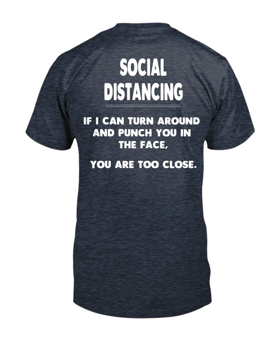 Social Distancing Guidelines shirt Gildan Cotton T-Shirt