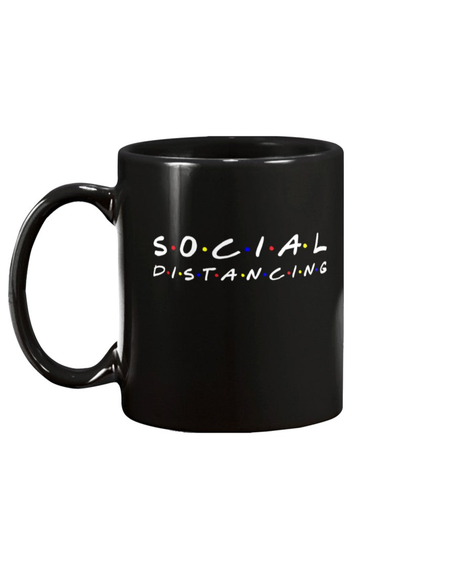 Social Distancing Friends coffee 15oz Mug