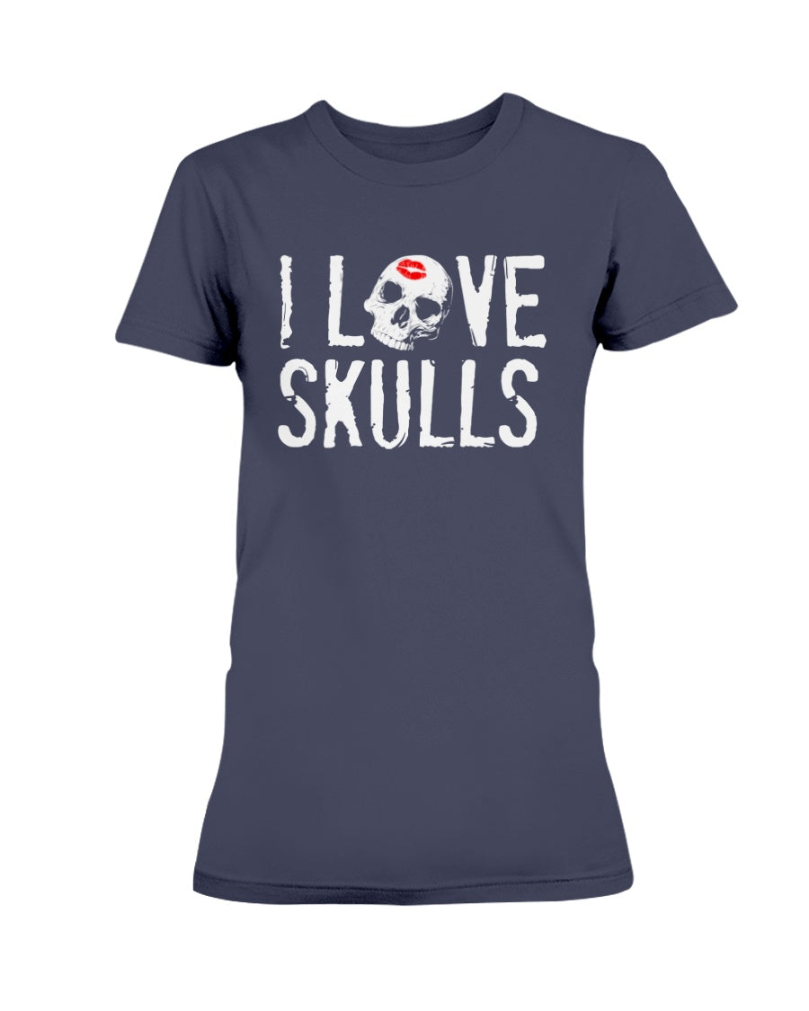I Love Skulls shirt mug or tote