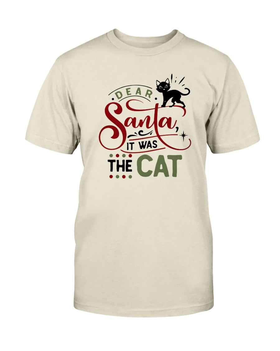 Dear Santa it was the Cat 15 oz mug and shirts