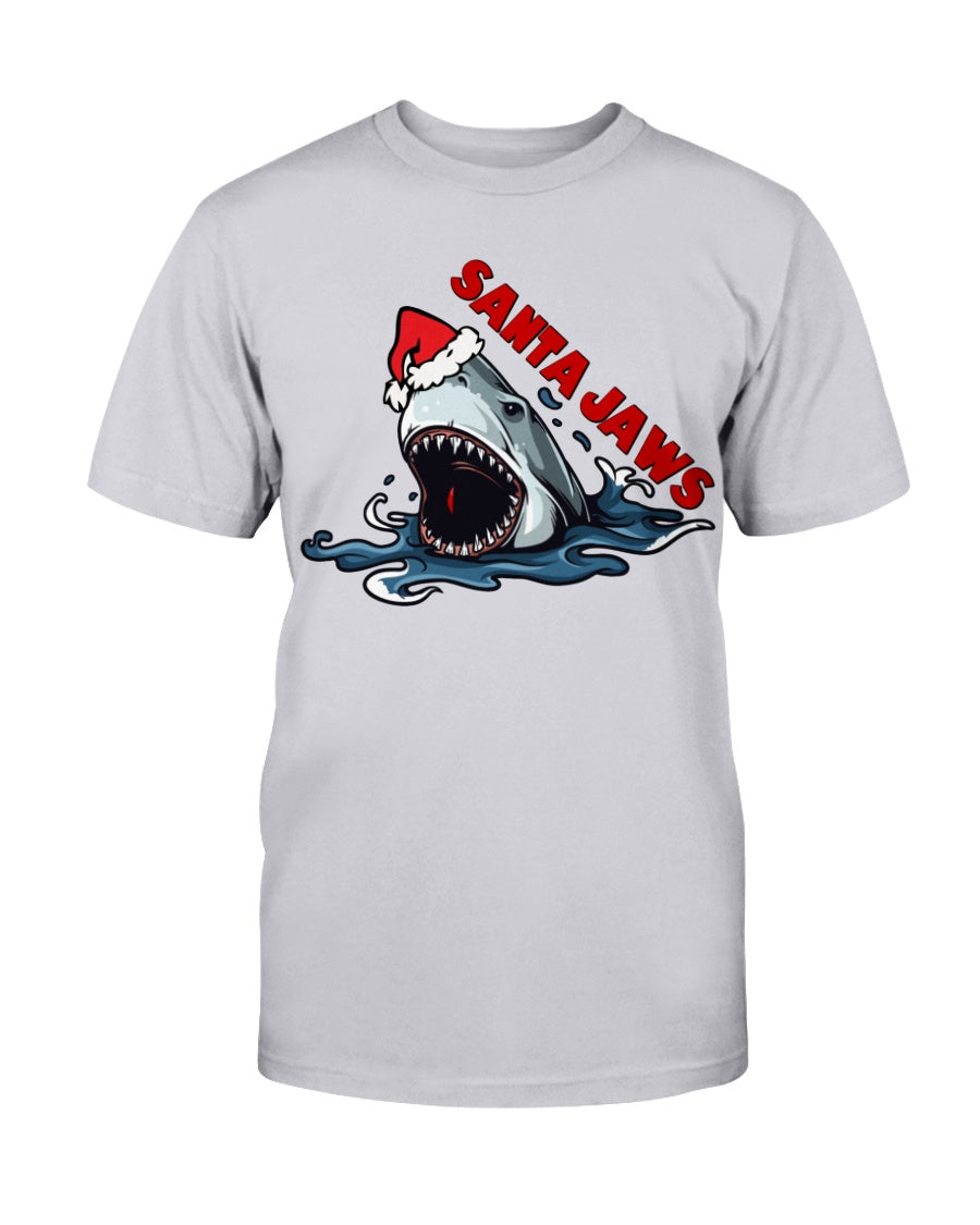 Santa Jaws mug, or shirt, or tote bag