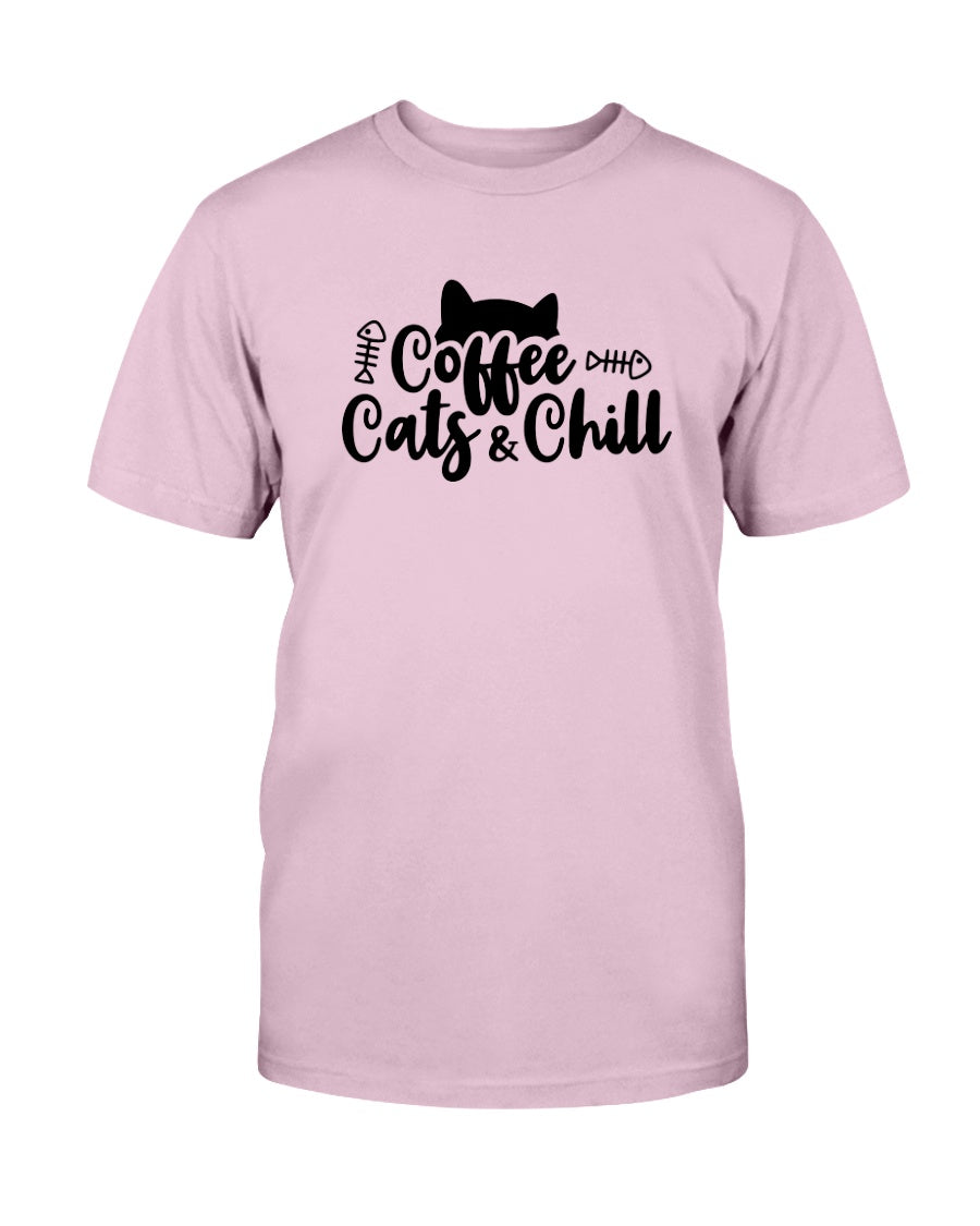 Cats Coffee and Chill 15 oz. Coffee mug or Shirts