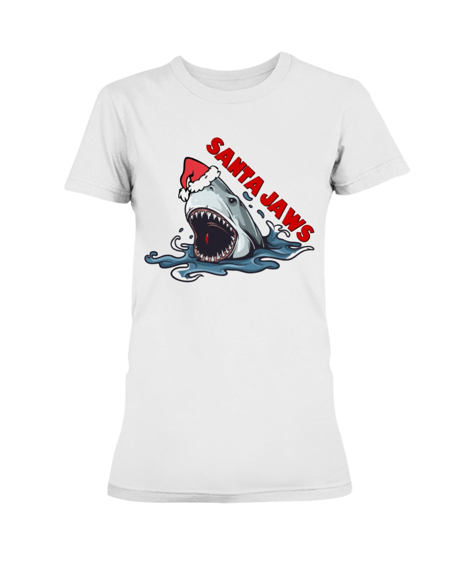 Santa Jaws mug, or shirt, or tote bag