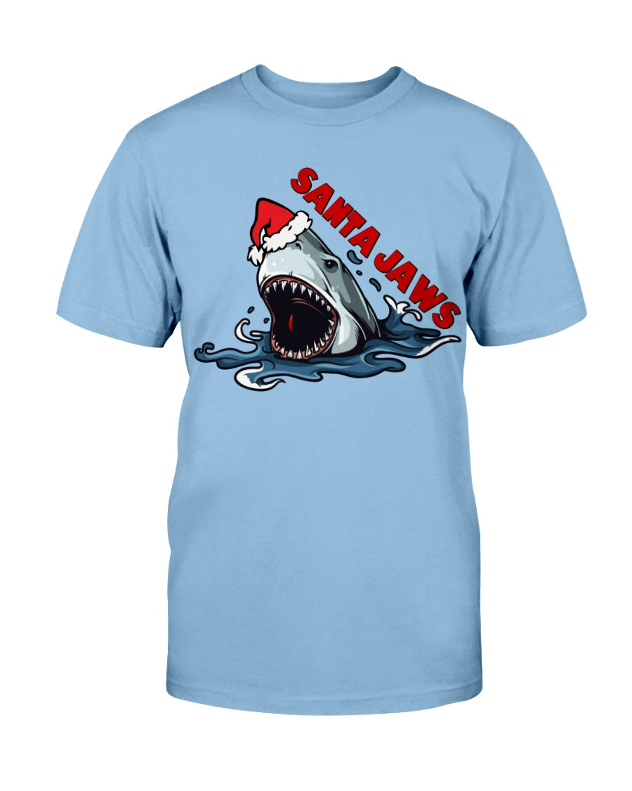 Santa Jaws mug, or shirt, or tote bag