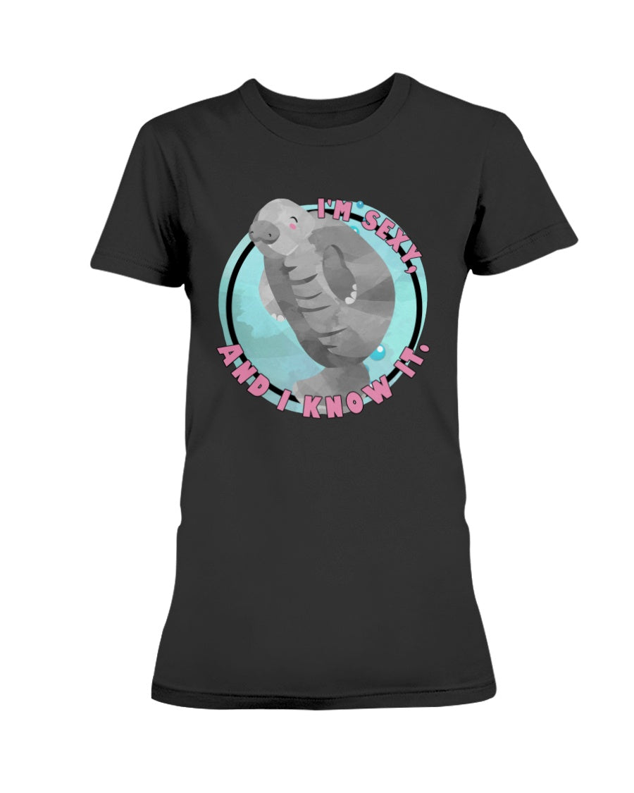 Funny Manatee I'm sexy and I know it novelty manatee shirt or mug 15 oz.