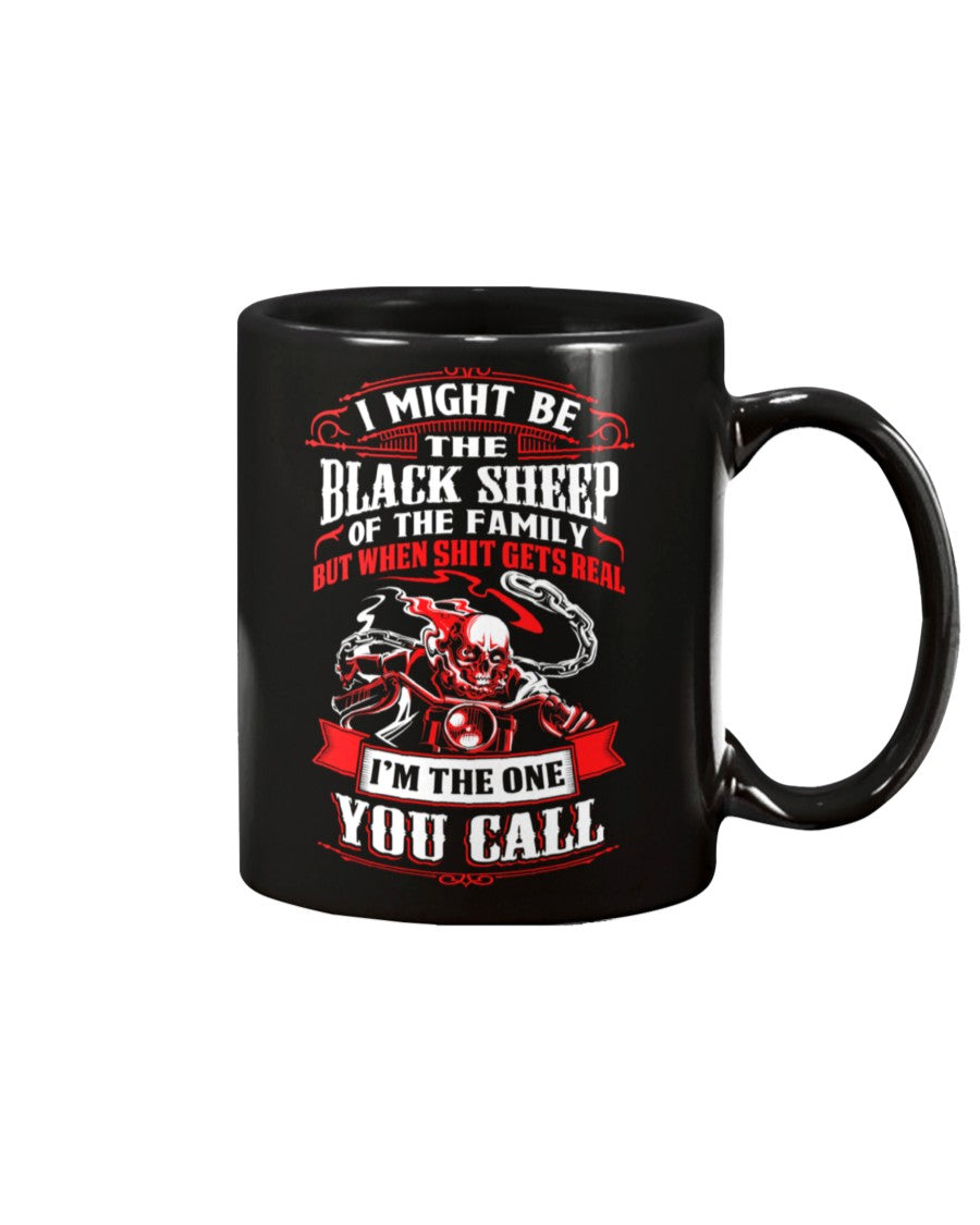 Skull shirt I might be the black sheep of the family.. skull coffee mug 15oz. or skull shirts