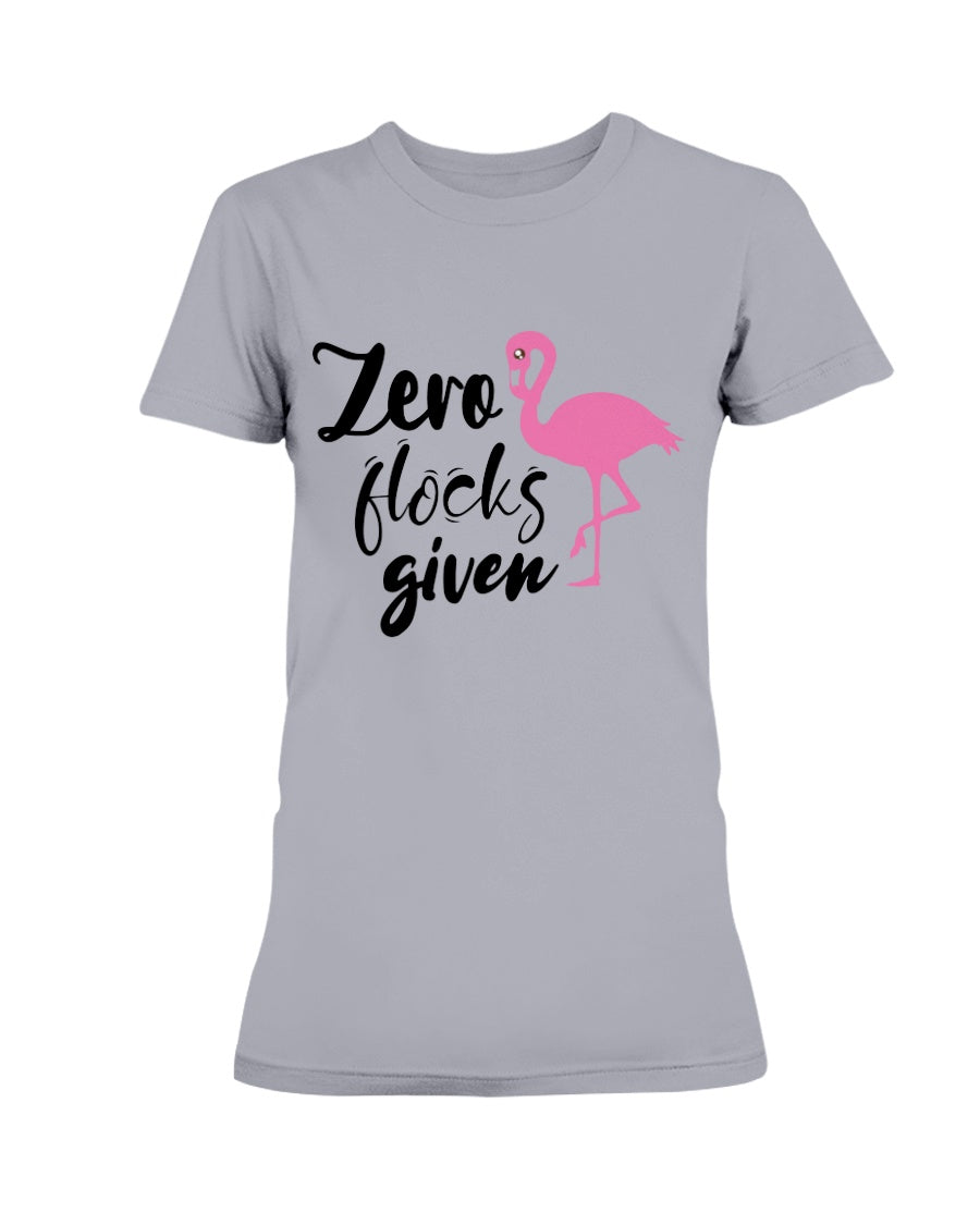 Zero Flocks Given totes, shirts and mugs