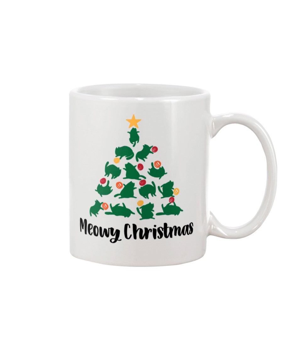 Meowy Christmas shirt or mug