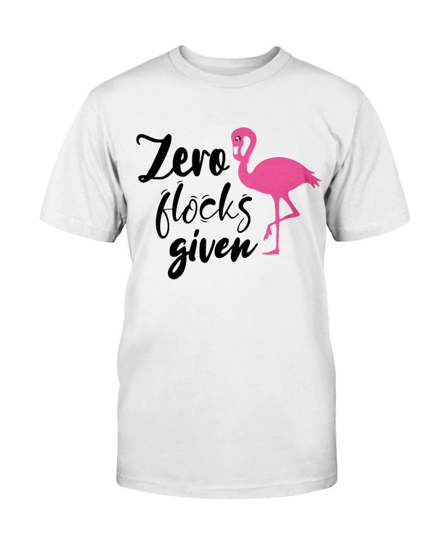 Zero Flocks Given totes, shirts and mugs