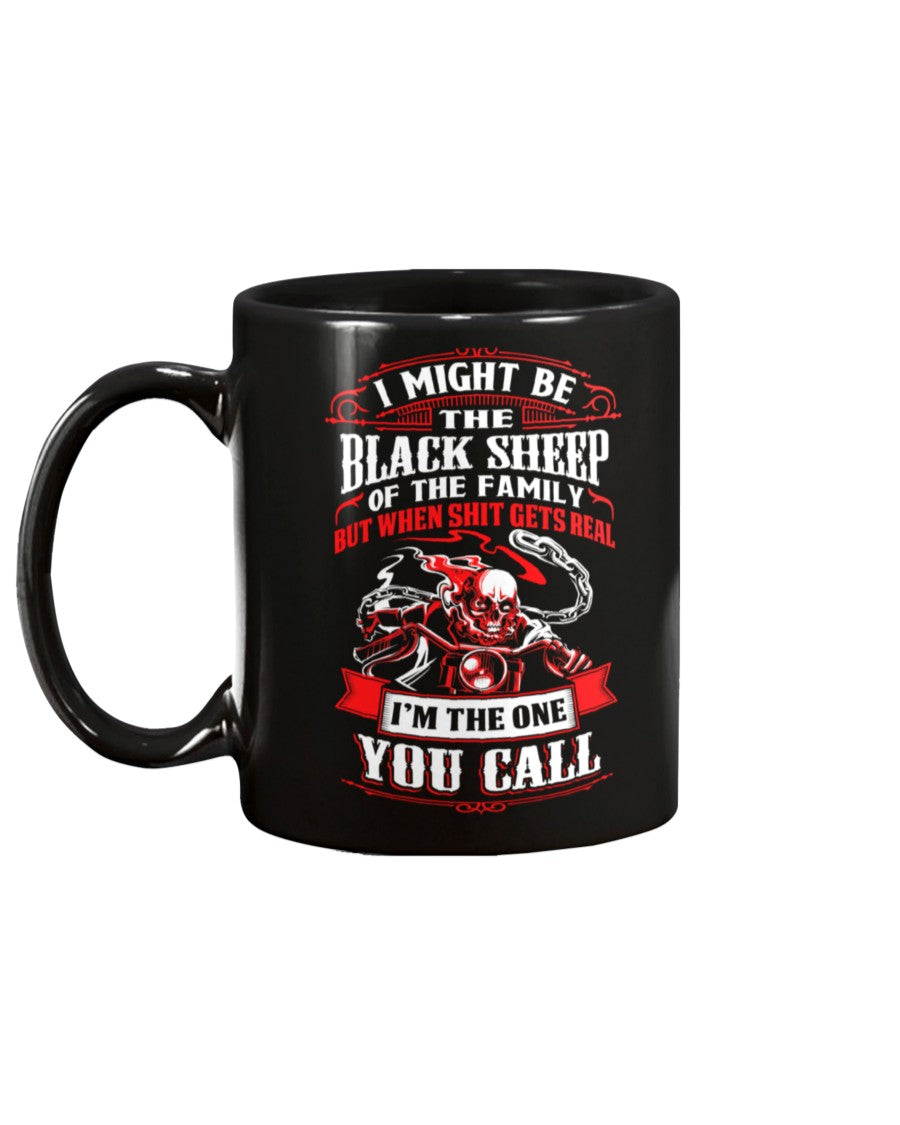 Skull shirt I might be the black sheep of the family.. skull coffee mug 15oz. or skull shirts