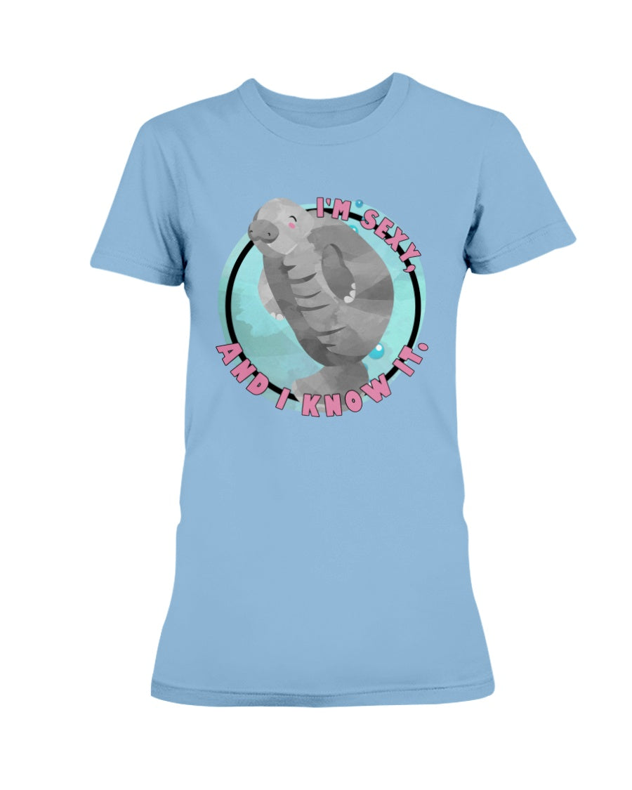 Funny Manatee I'm sexy and I know it novelty manatee shirt or mug 15 oz.