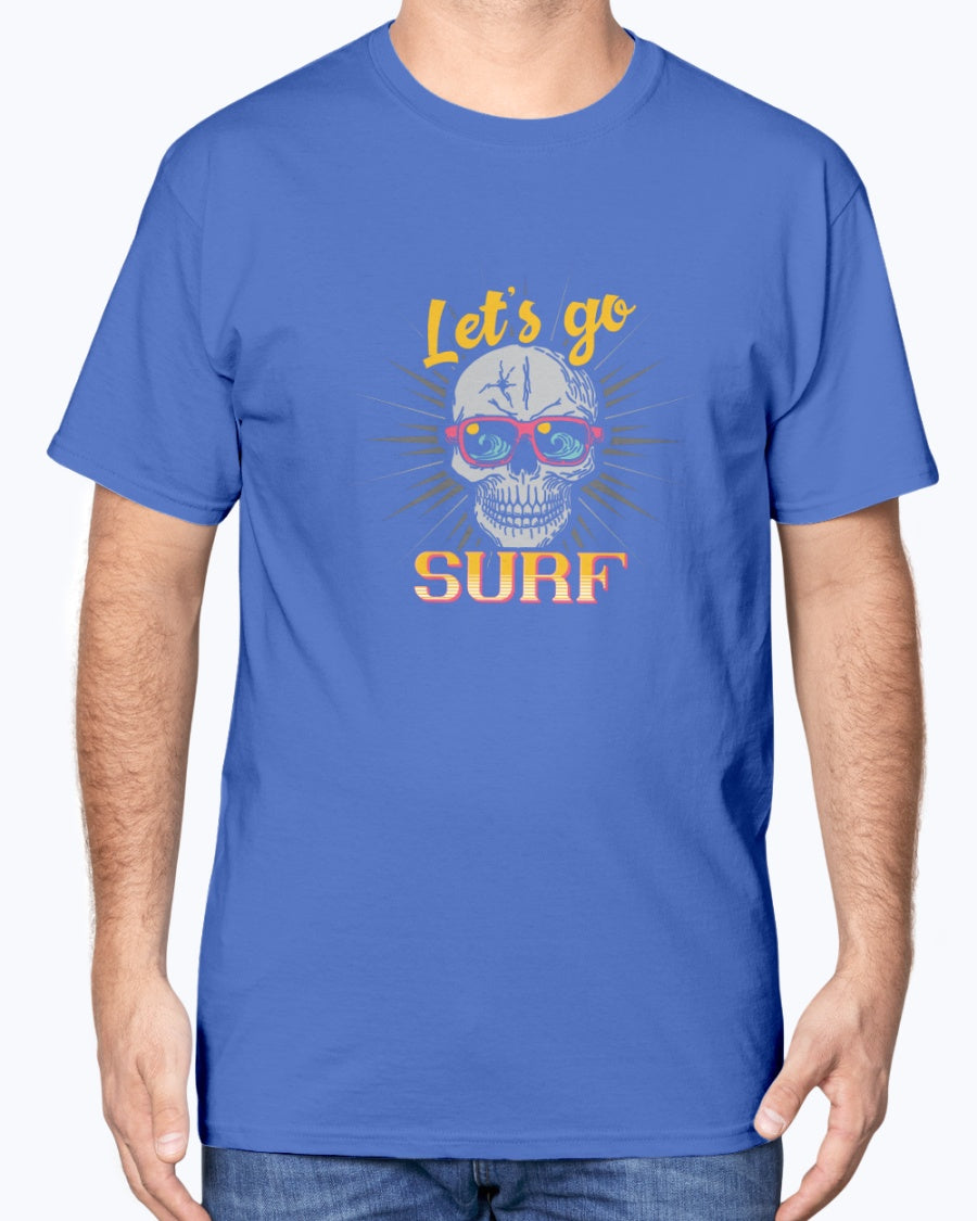 Lets' Go Surf Skull