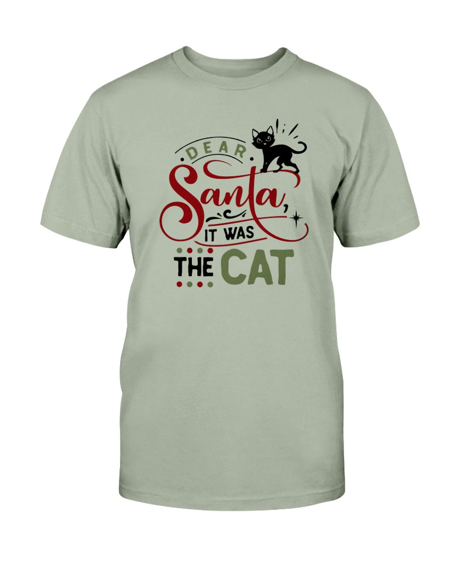 Dear Santa it was the Cat 15 oz mug and shirts
