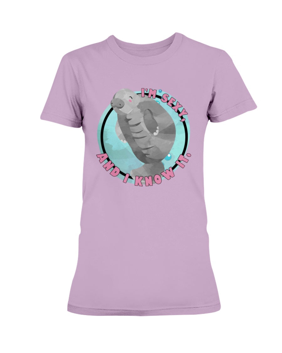 Funny Manatee I'm sexy and I know it novelty manatee shirt or mug 15 oz.
