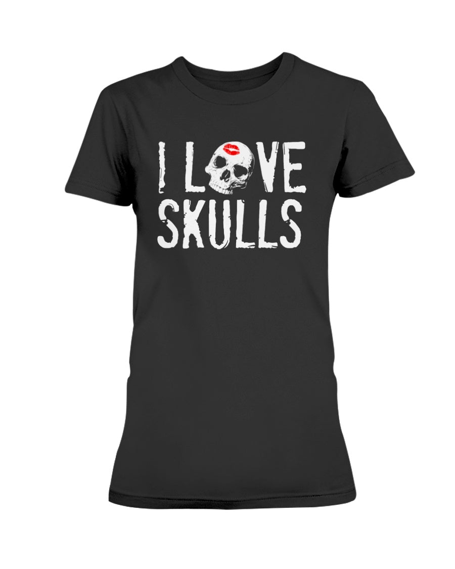 I Love Skulls shirt mug or tote