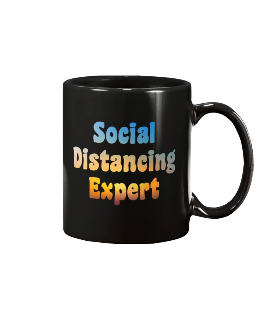 Social Distancing Expert coffee mug 15 oz.