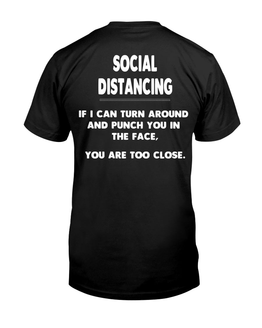 Social Distancing Guidelines shirt Gildan Cotton T-Shirt