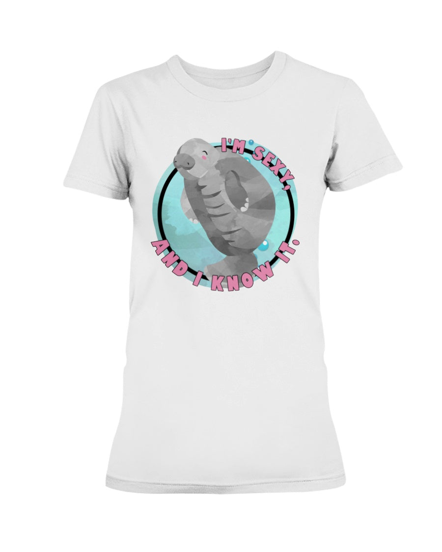 Funny Manatee I'm sexy and I know it novelty manatee shirt or mug 15 oz.