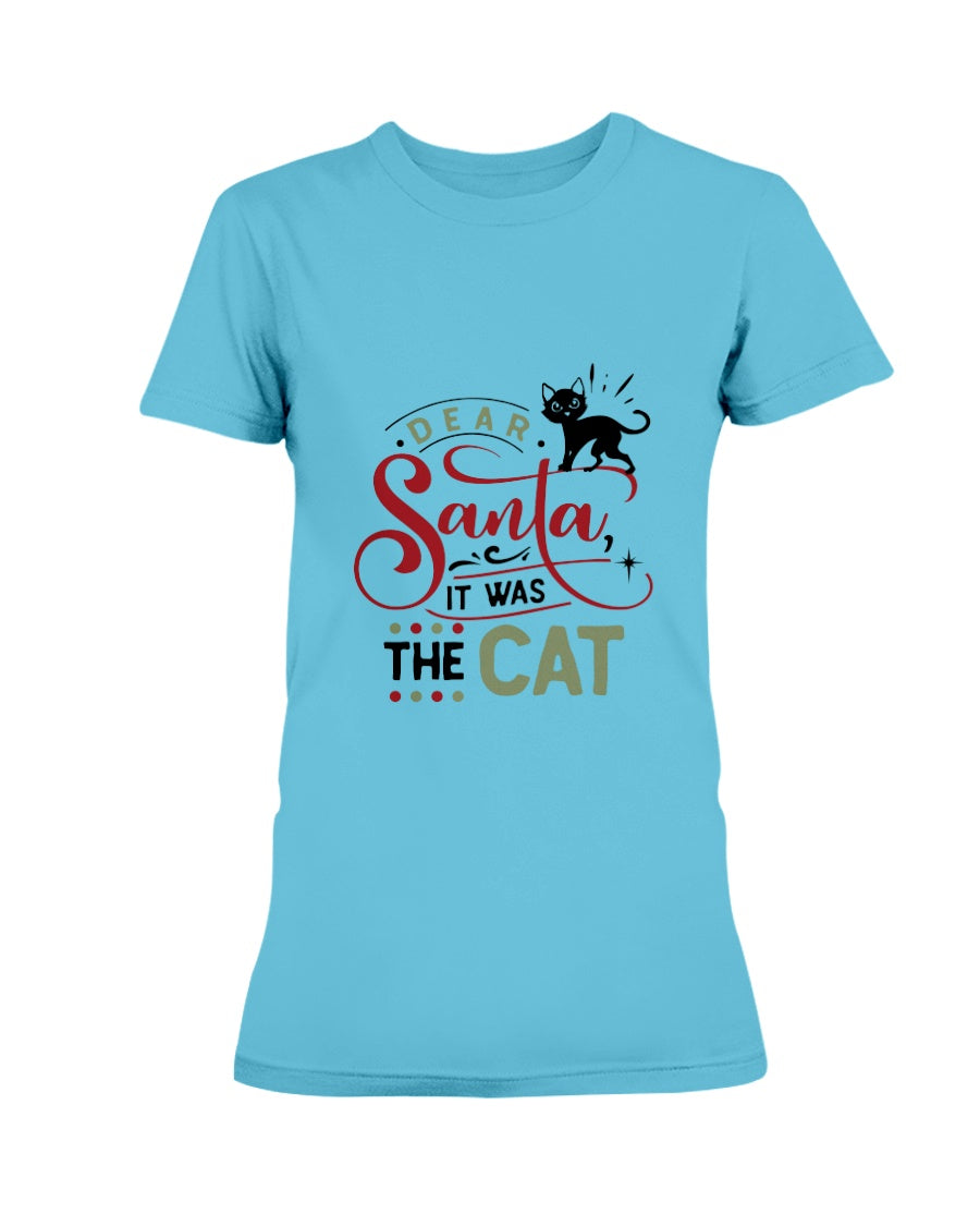 Dear Santa it was the Cat 15 oz mug and shirts
