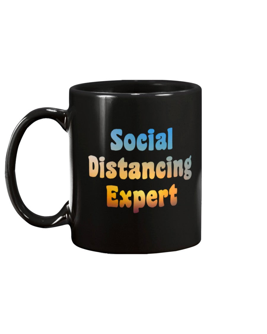 Social Distancing Expert coffee mug 15 oz.